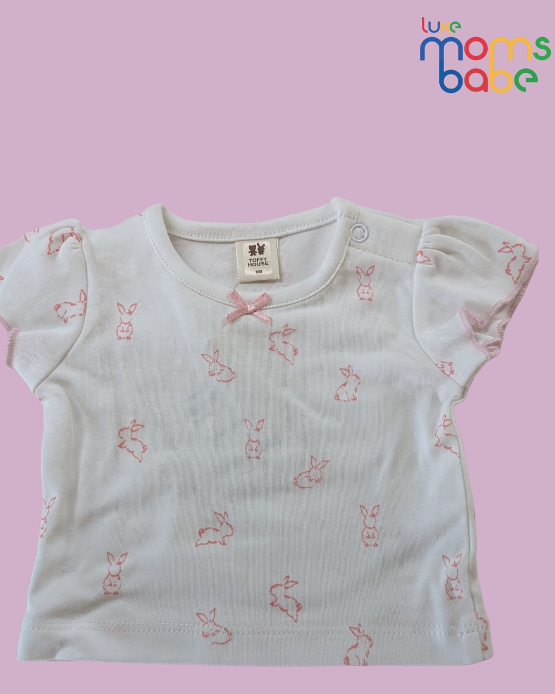 baby girl pink & white pinafore dress set