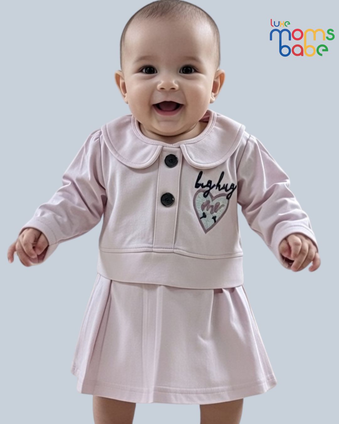 baby girl lavender dress with matching jacket set