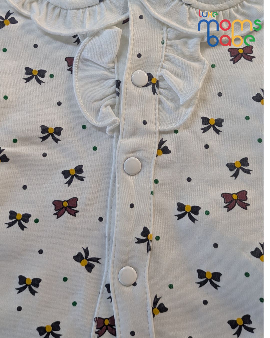 infant girl two piece set – white top & red plaid skirt