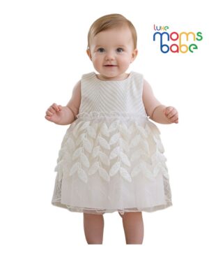 baby girl white sleeveless frock for girls