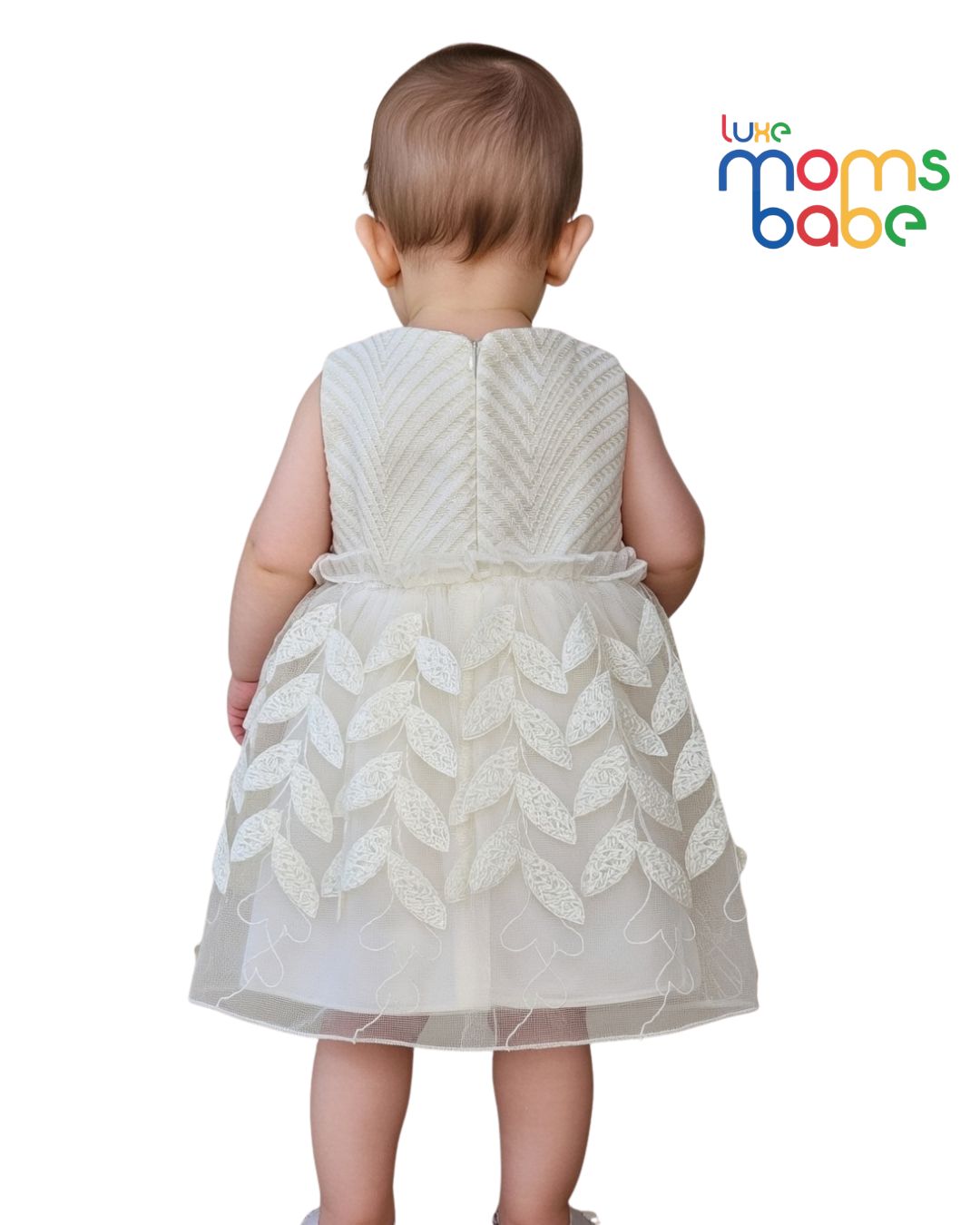 baby girl white sleeveless frock for girls