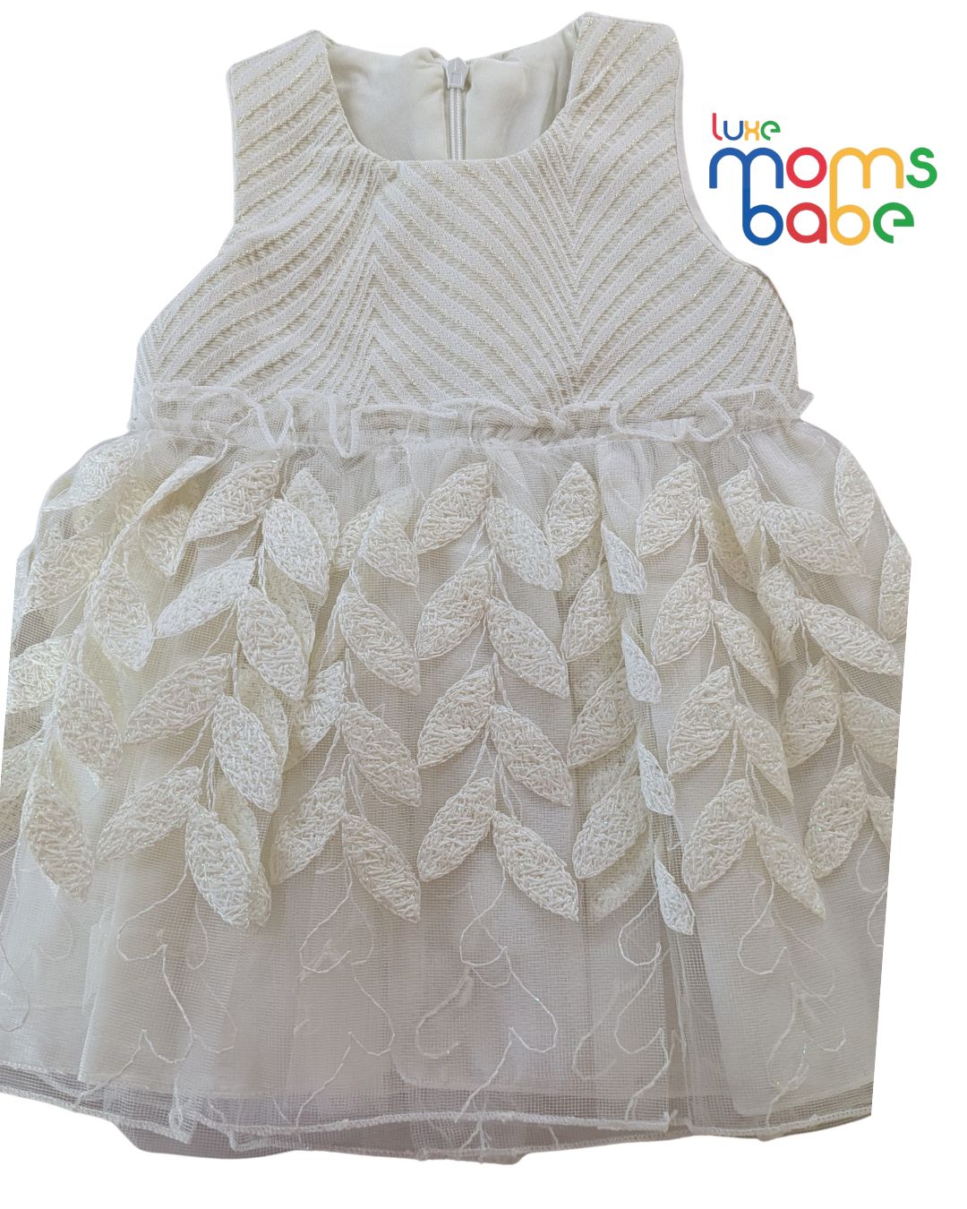 baby girl white sleeveless frock for girls