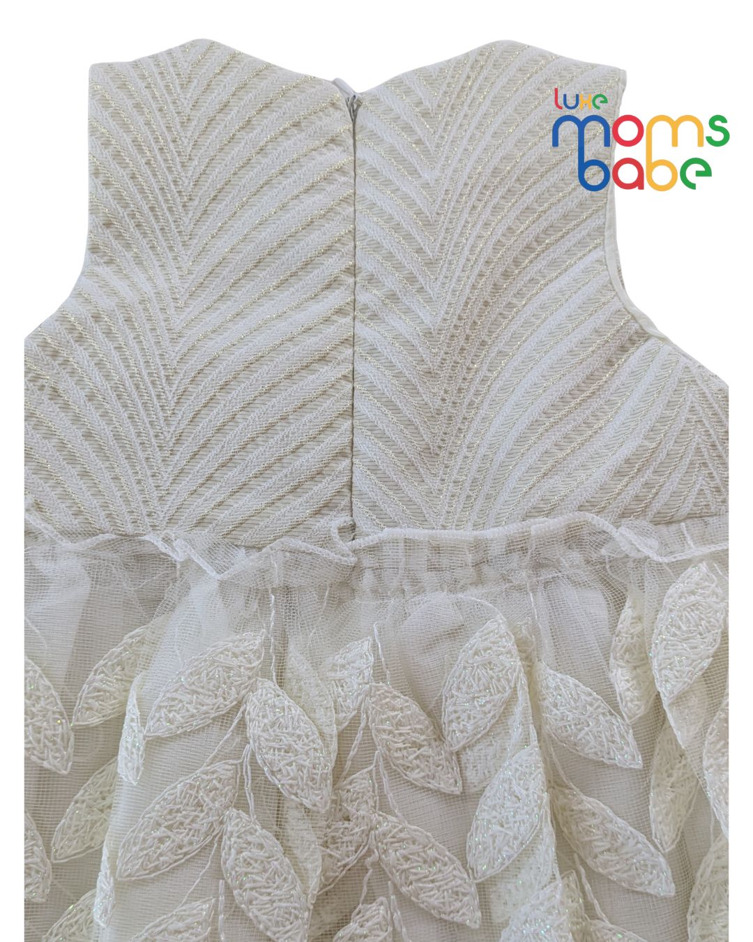 baby girl white sleeveless frock for girls