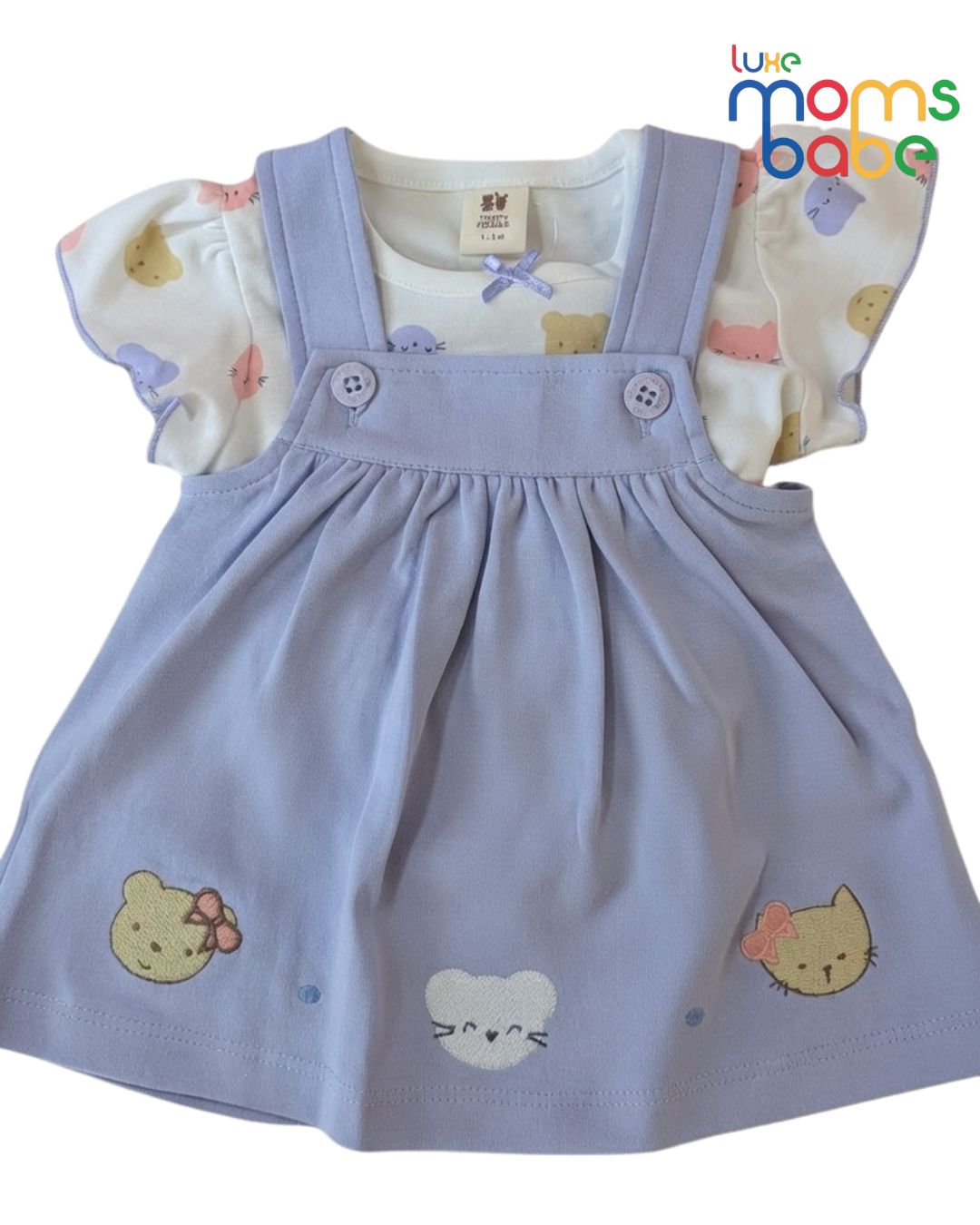 baby girl pinafore dress (dungaree style dress)