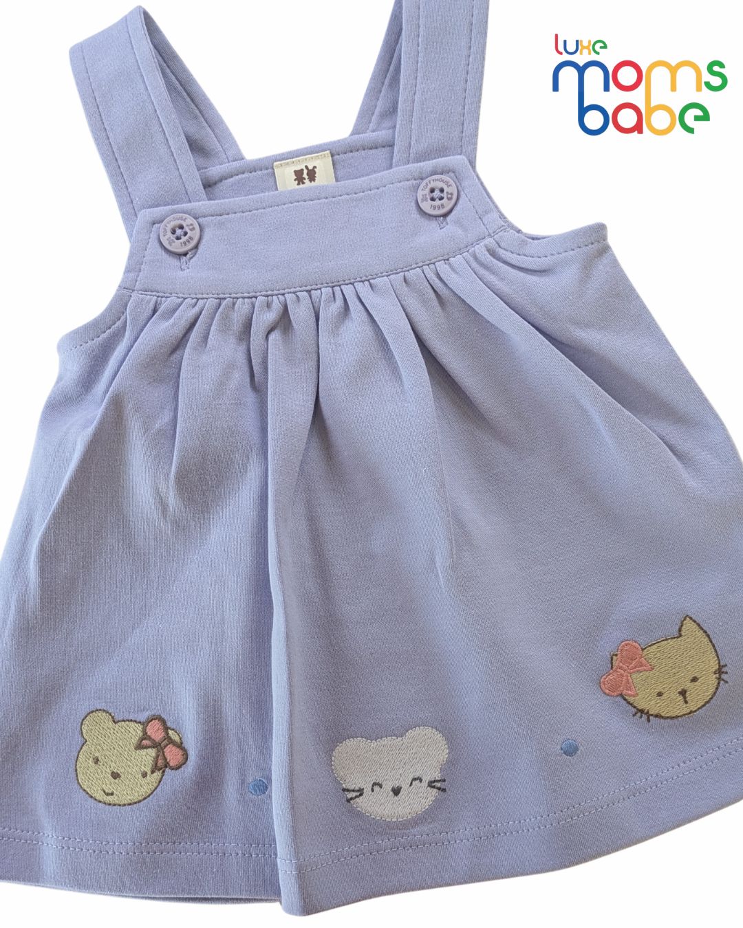 baby girl pinafore dress (dungaree style dress)
