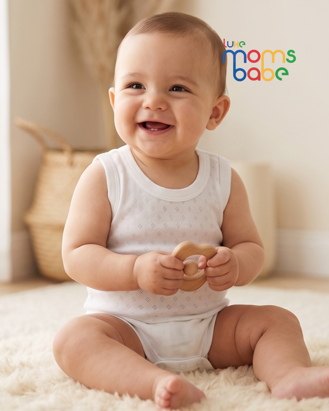 baby bodysuit innerwear – white soft cotton