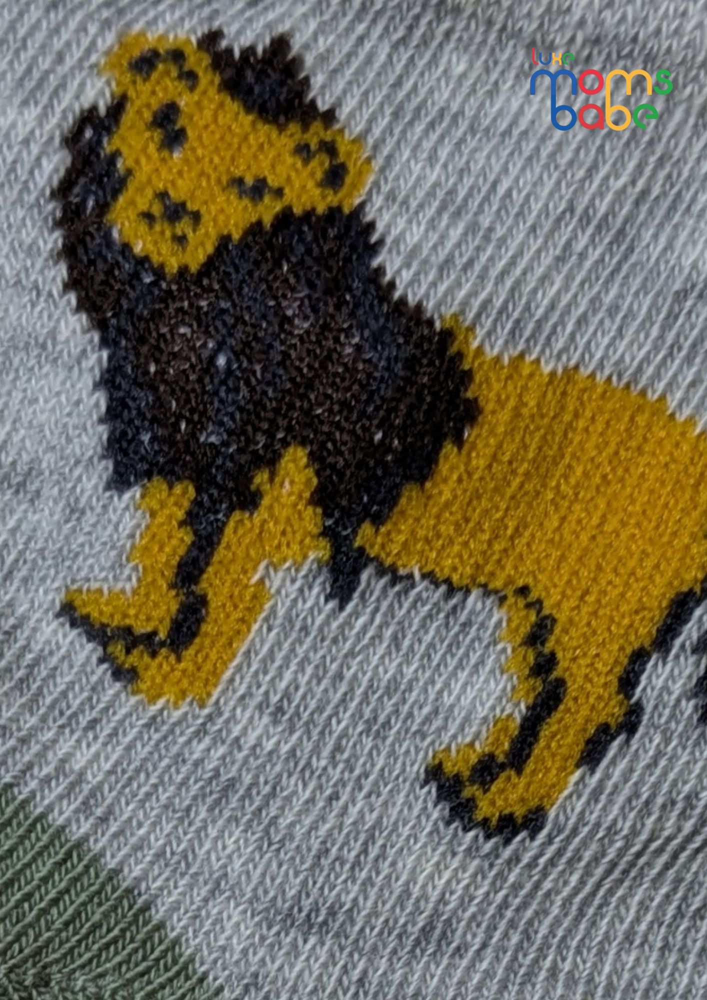 baby socks gray & dark blue