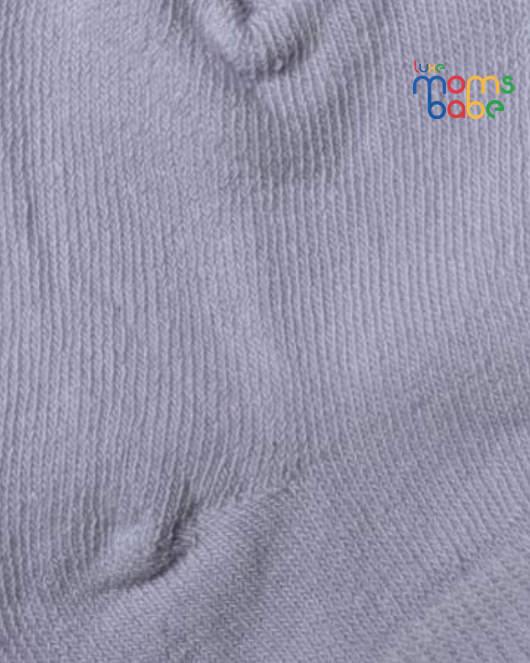 baby socks light purple & blue gray