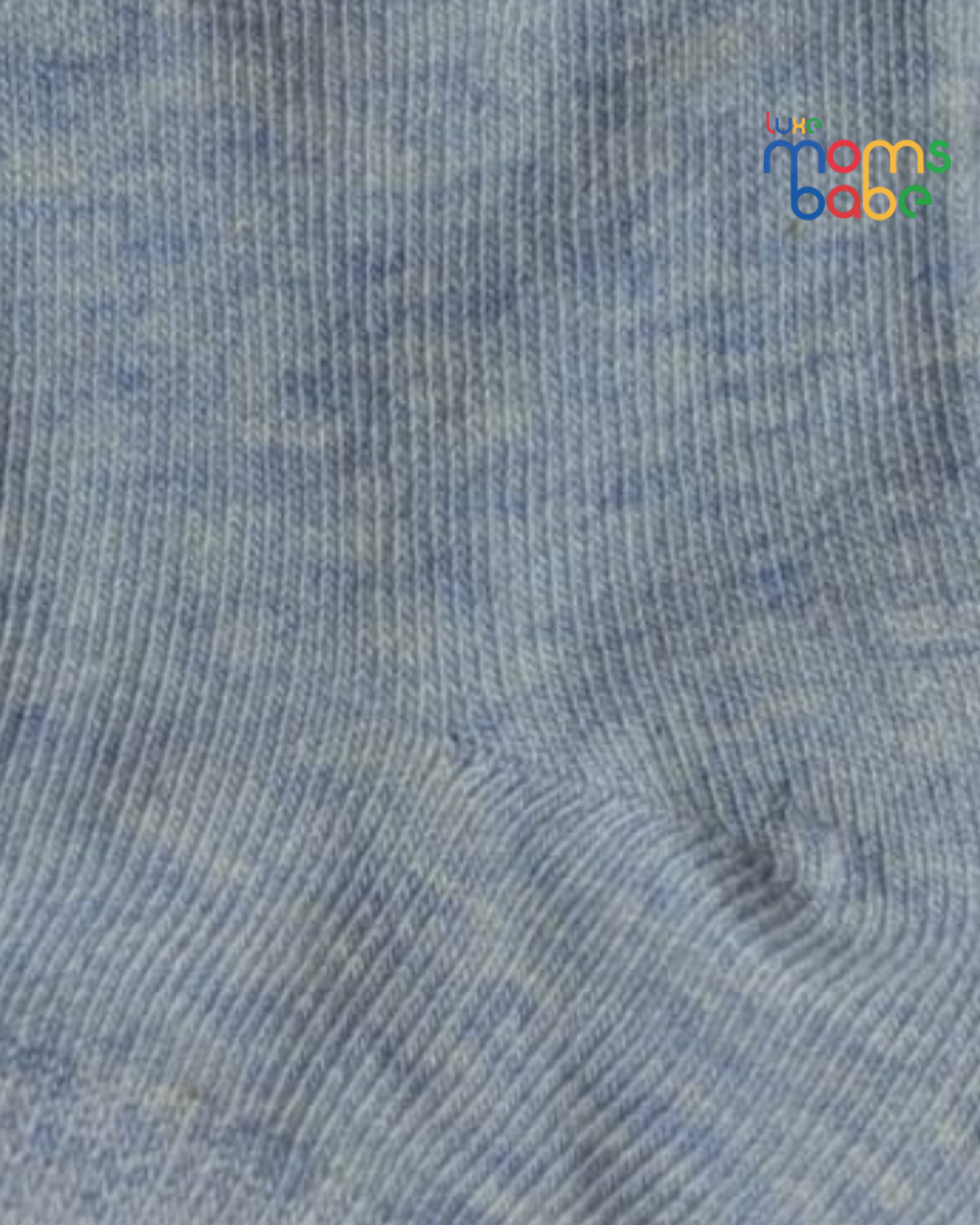 baby socks light purple & blue gray