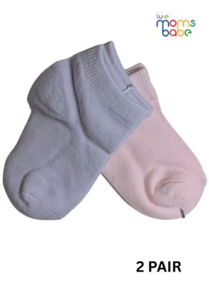 baby socks light pink & light purple