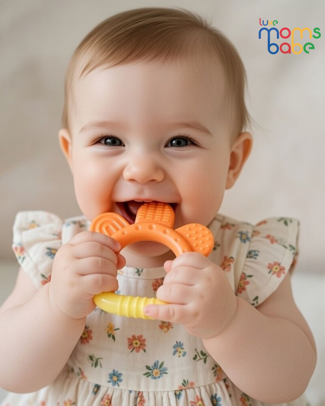 colorful silicone teether for babies
