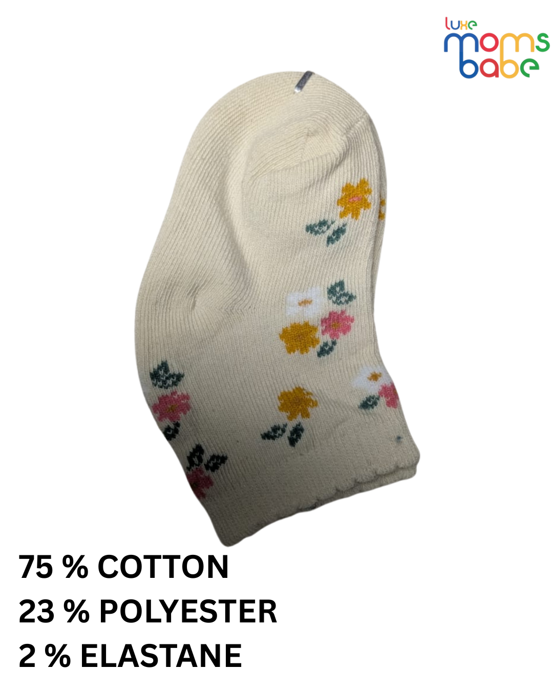 baby socks cream & peach pink baby socks cream & peach pink