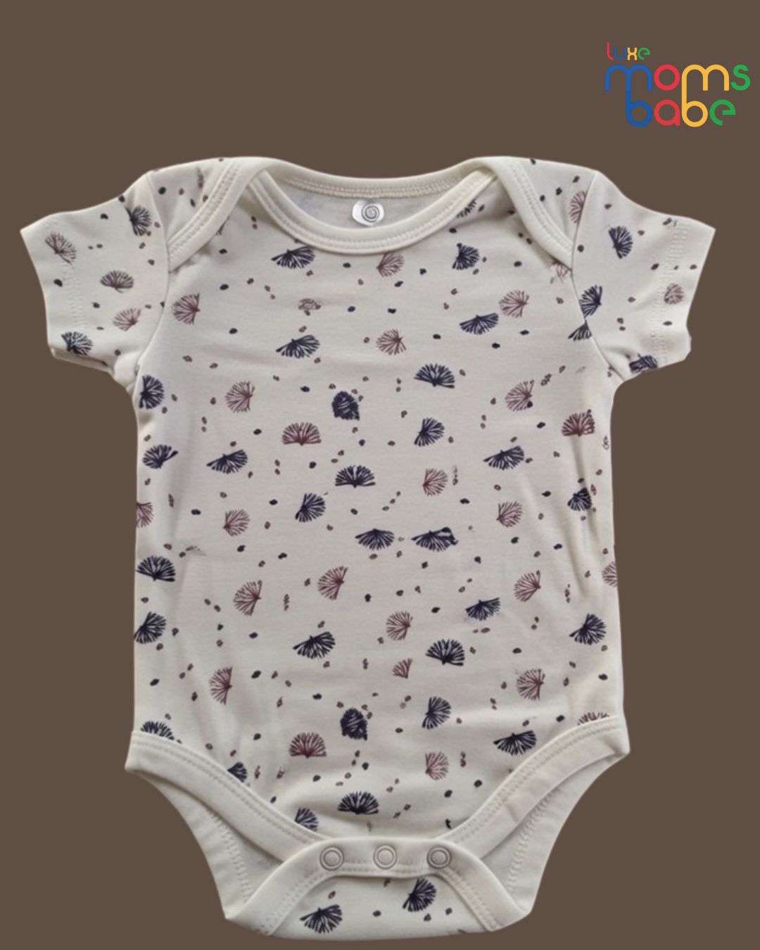 baby floral printed cotton bodysuit