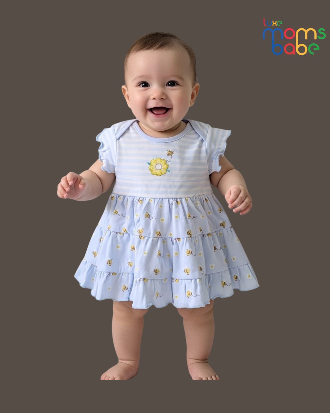 baby girls a line mini dress frock