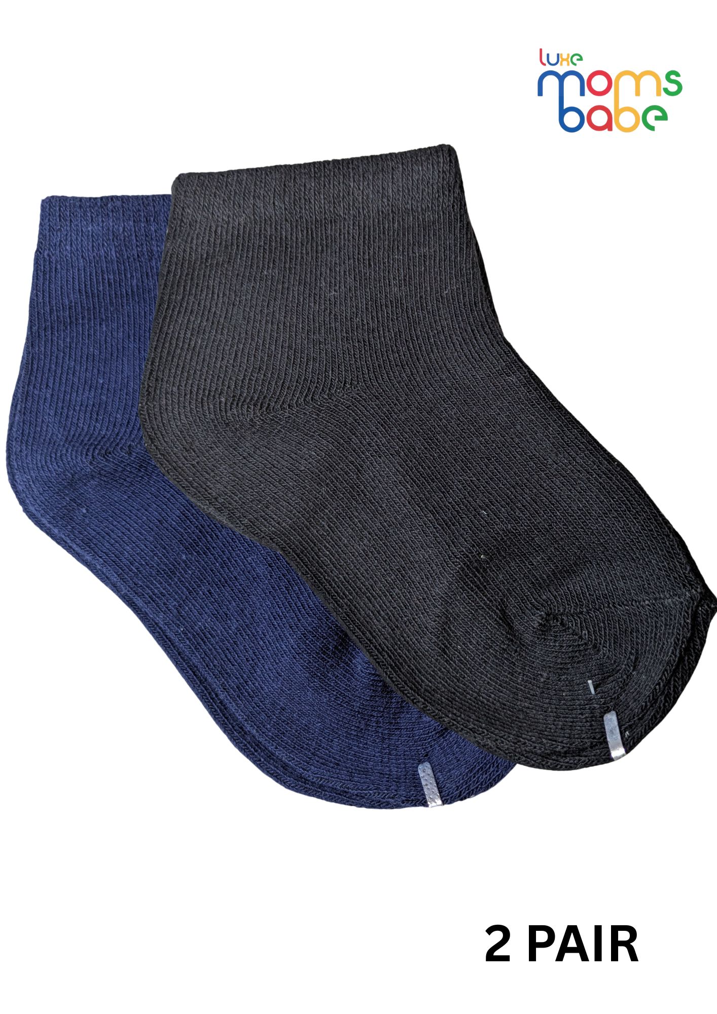 baby socks navy blue & black