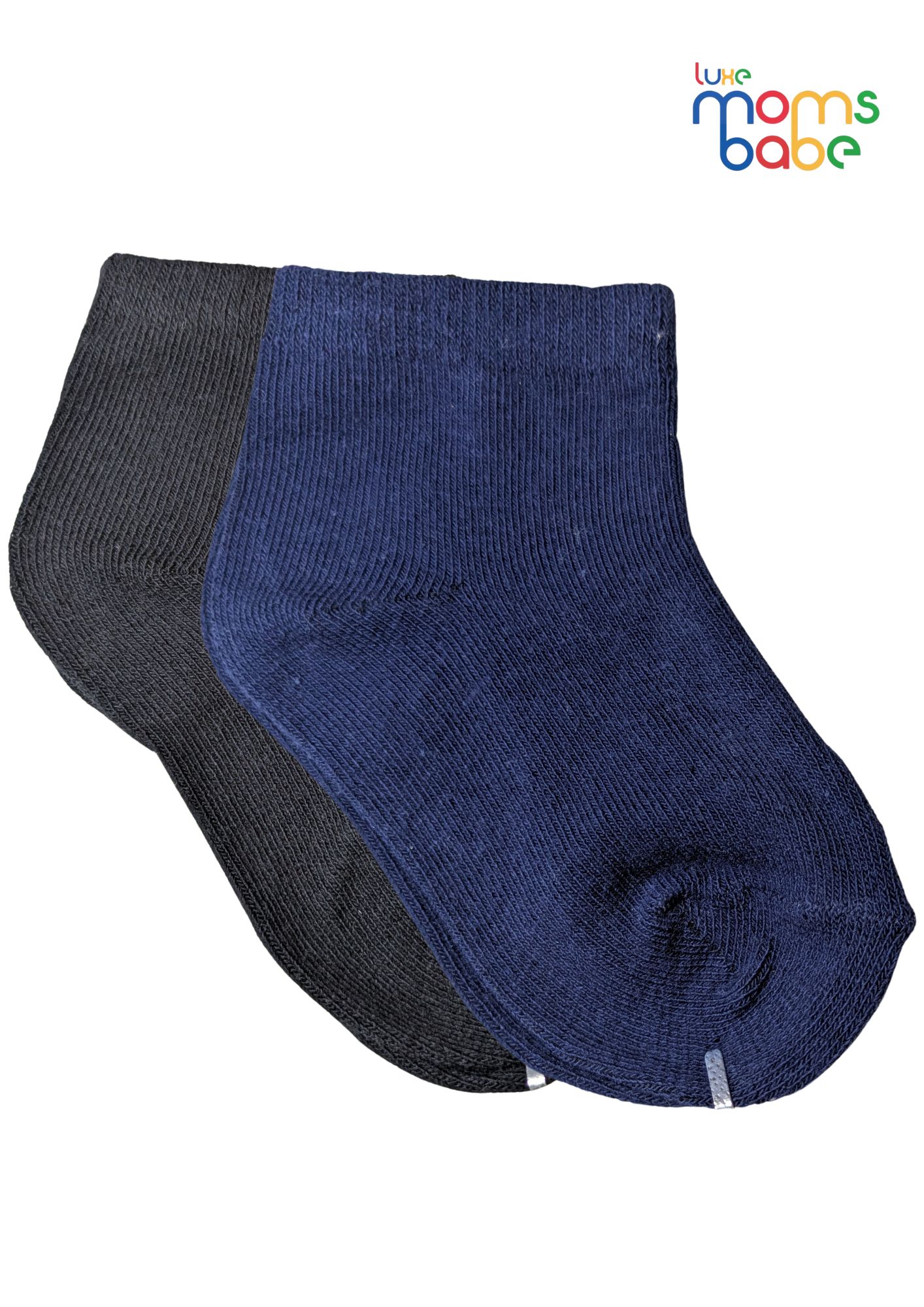 baby socks navy blue & black