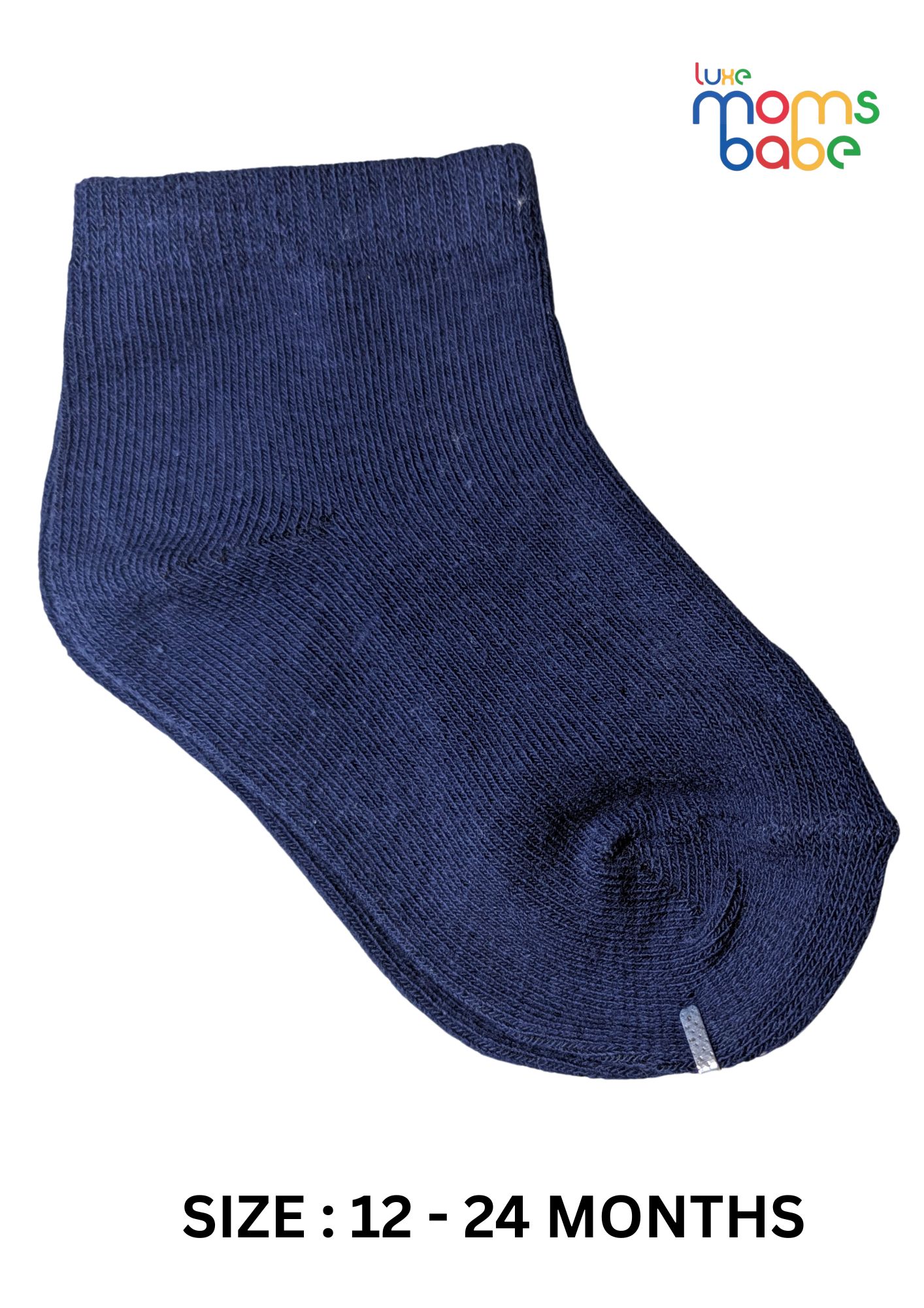 baby socks navy blue & black