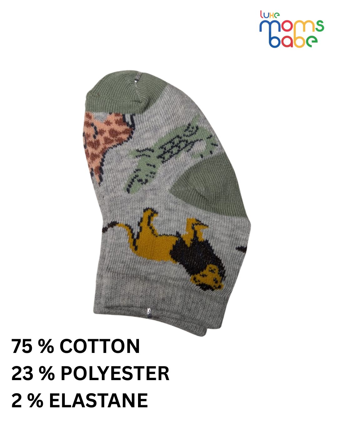 baby socks navy blue & gray