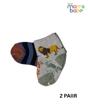 baby socks navy blue & gray