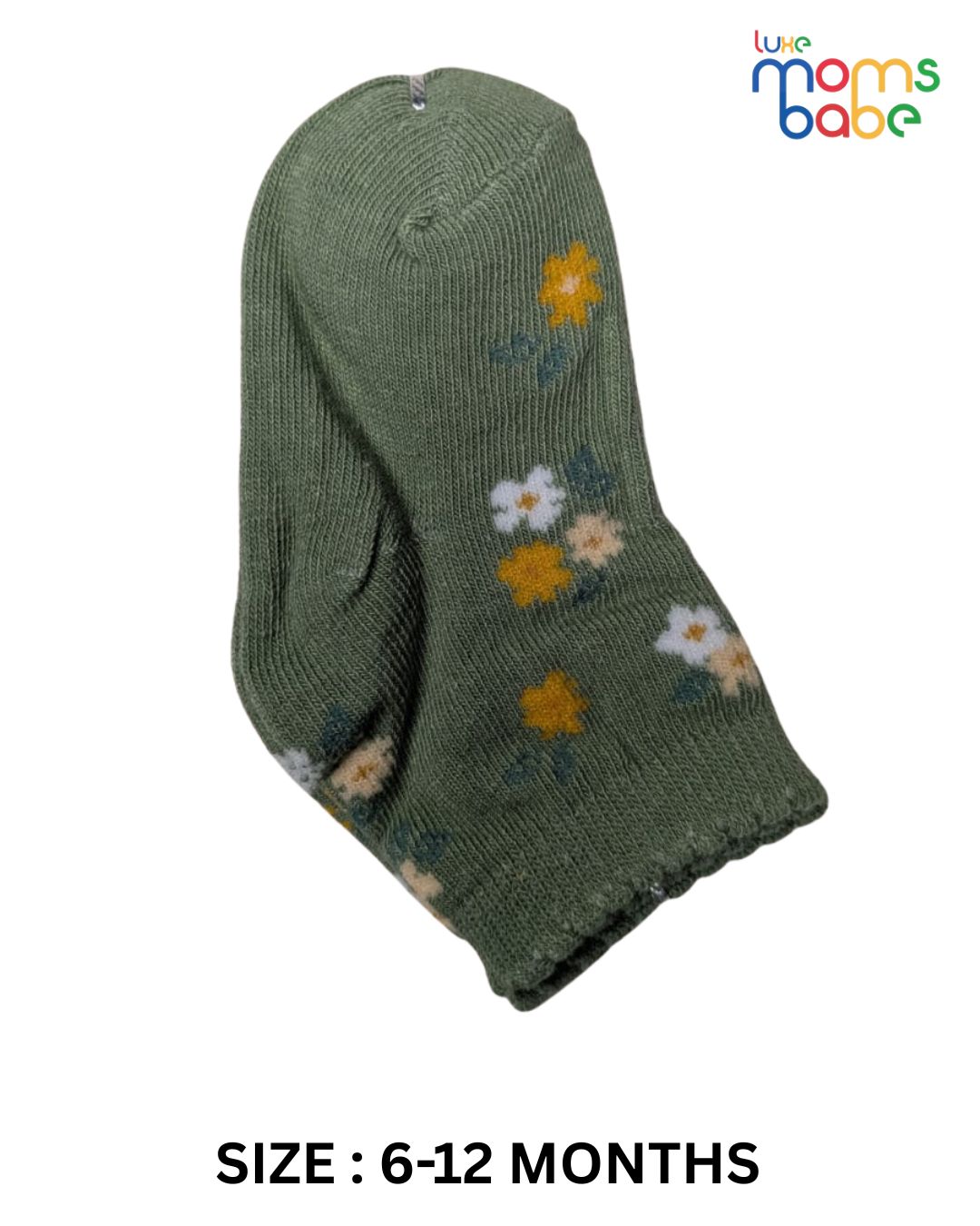 baby socks black & green