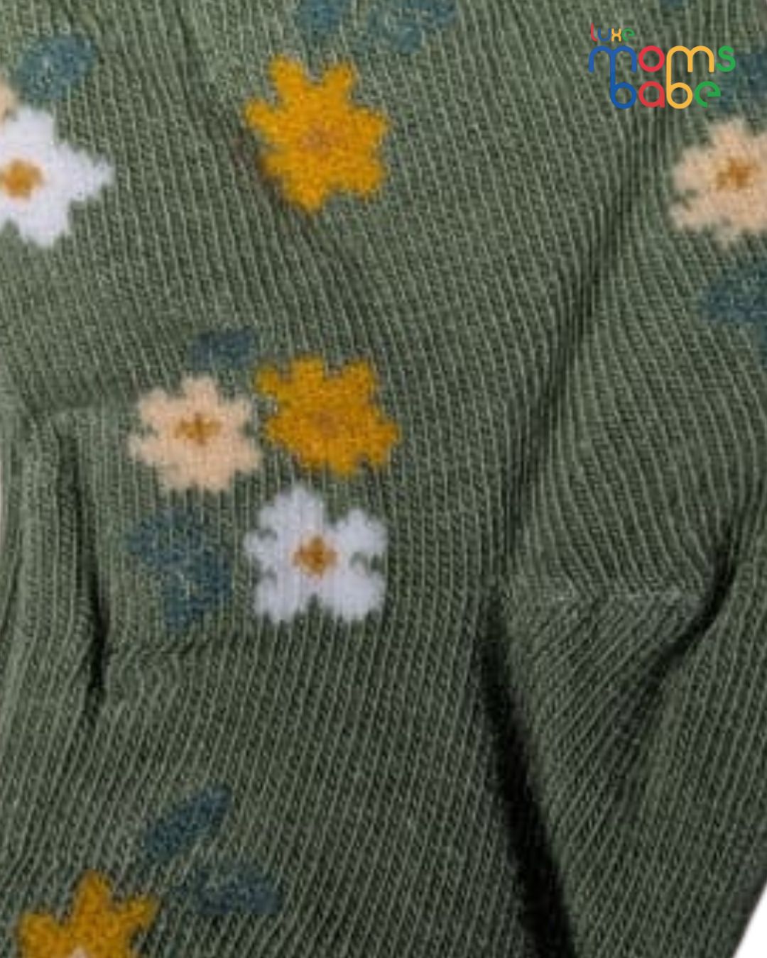 baby socks black & green