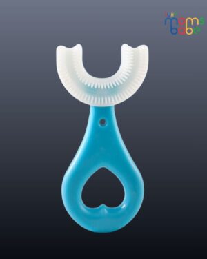 u shaped baby or kids' toothbrush pink