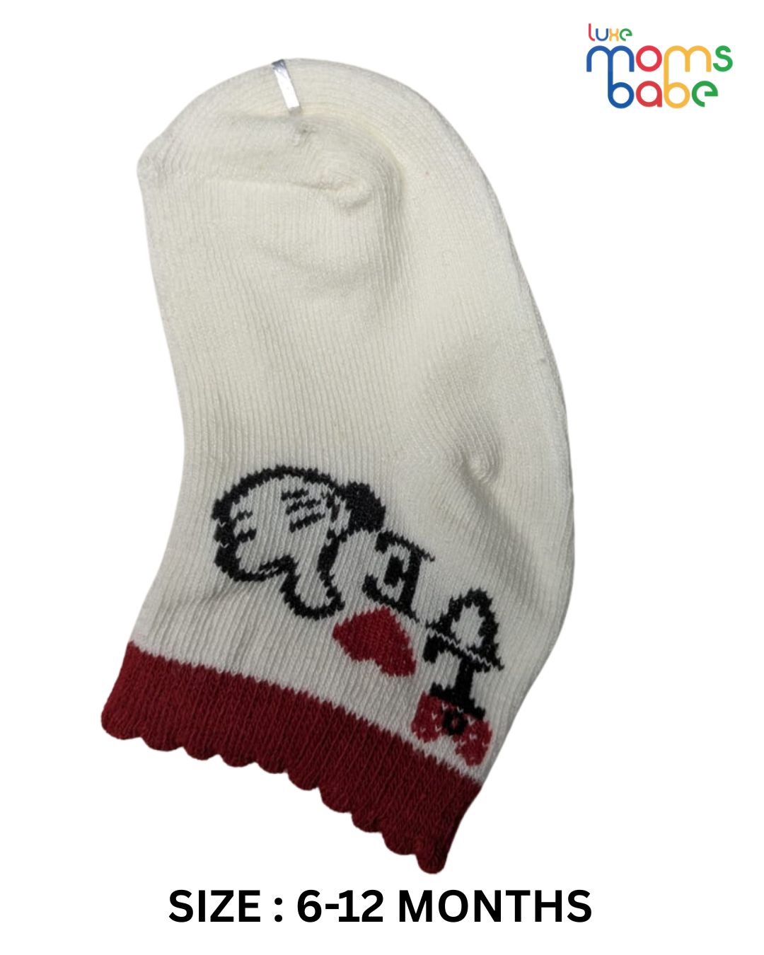 baby socks navy blue & white