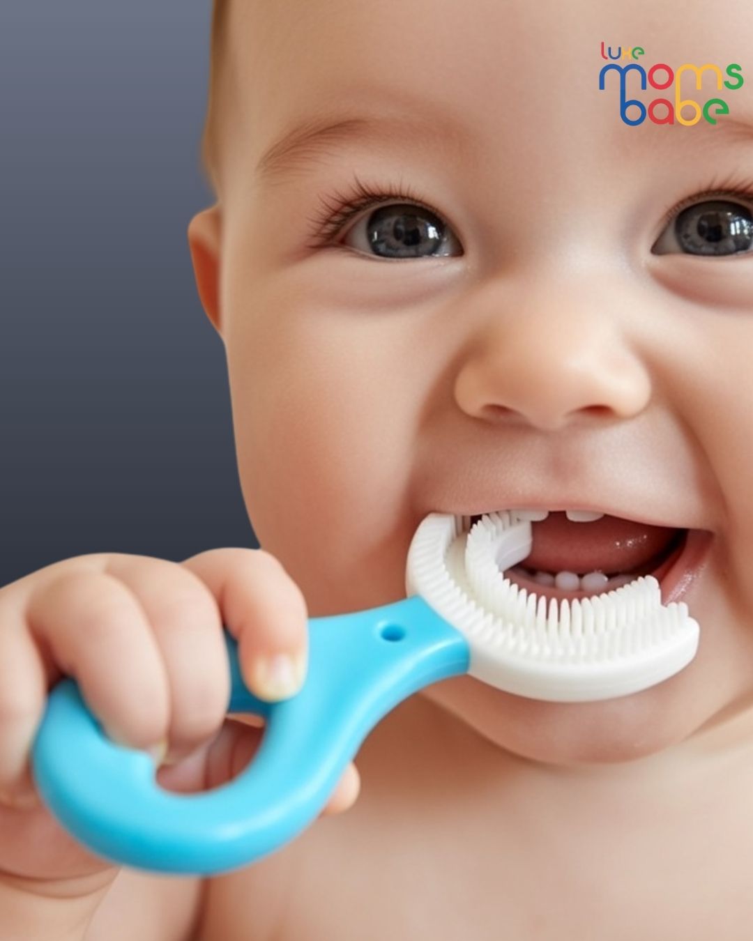 u shaped baby or kids' toothbrush