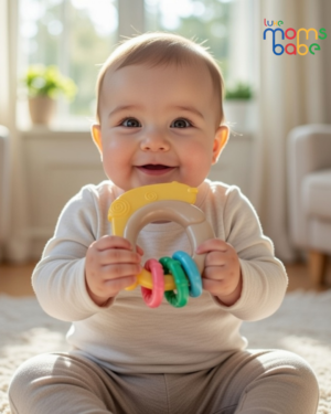 teether and rattle toy set