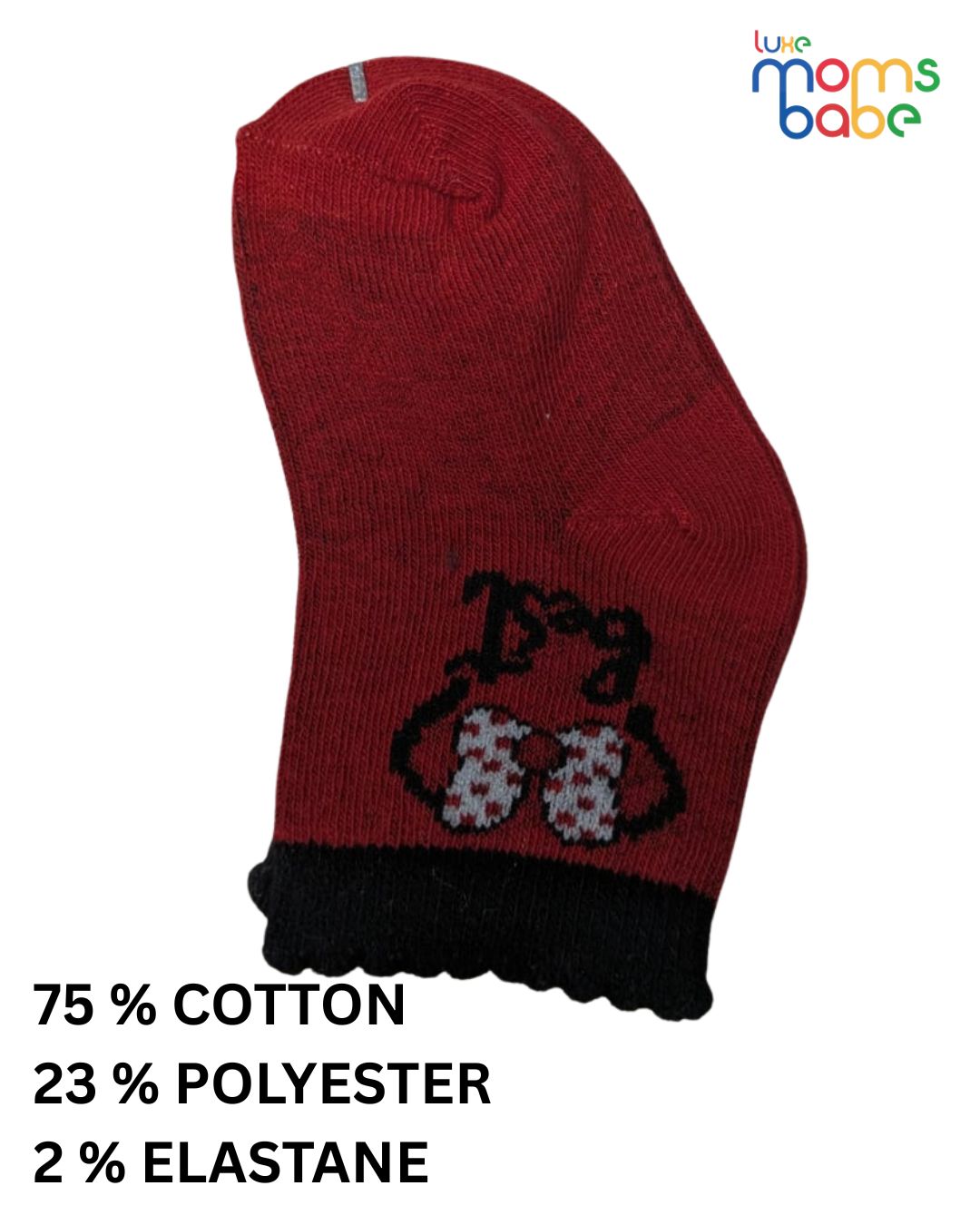 baby socks red & gray baby socks red & gray