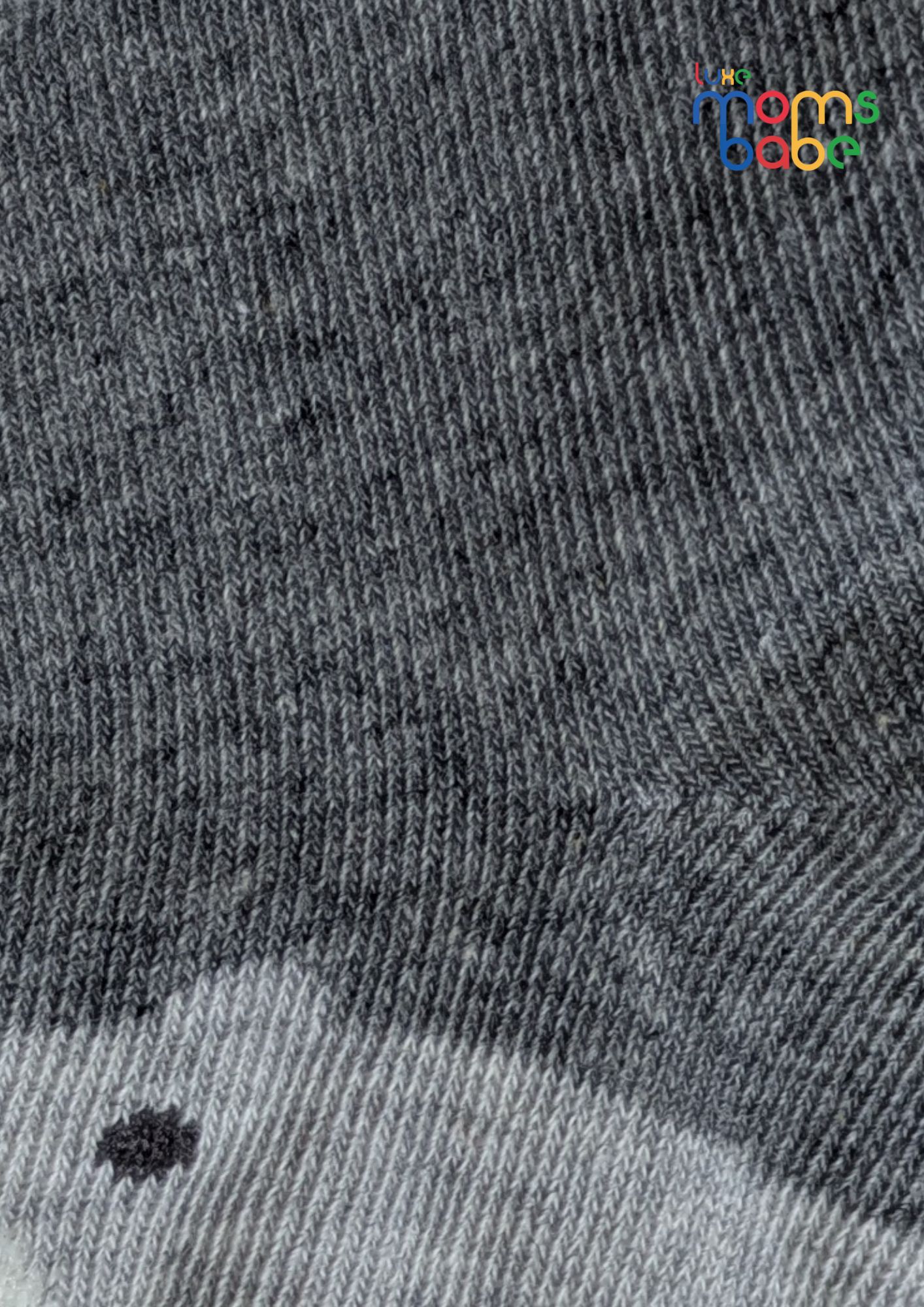 baby socks red & gray