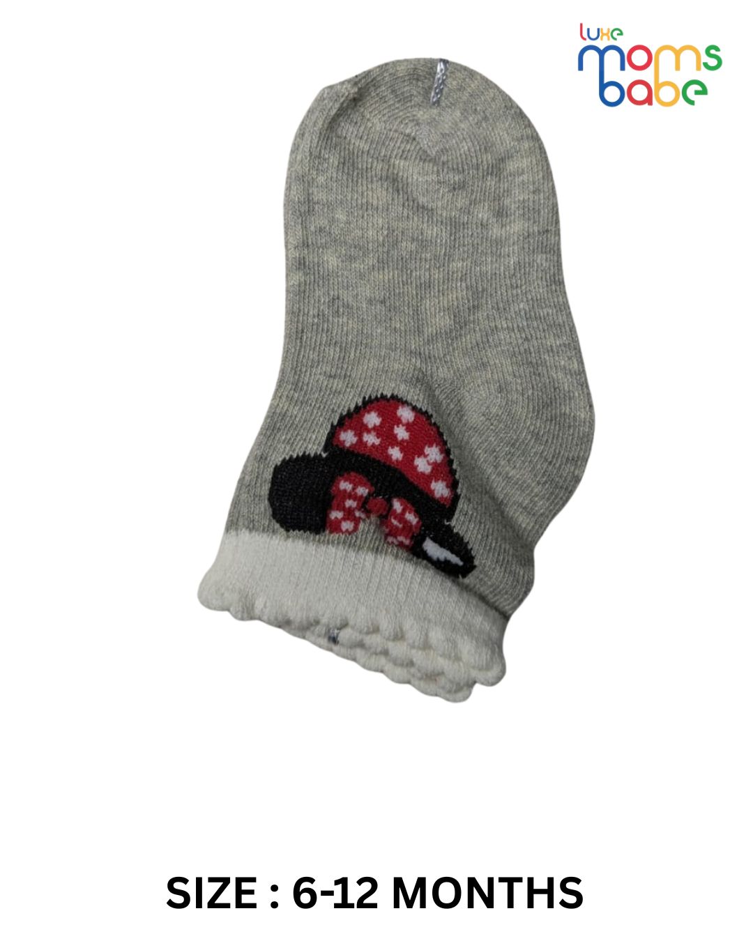 baby socks gray & navy blue