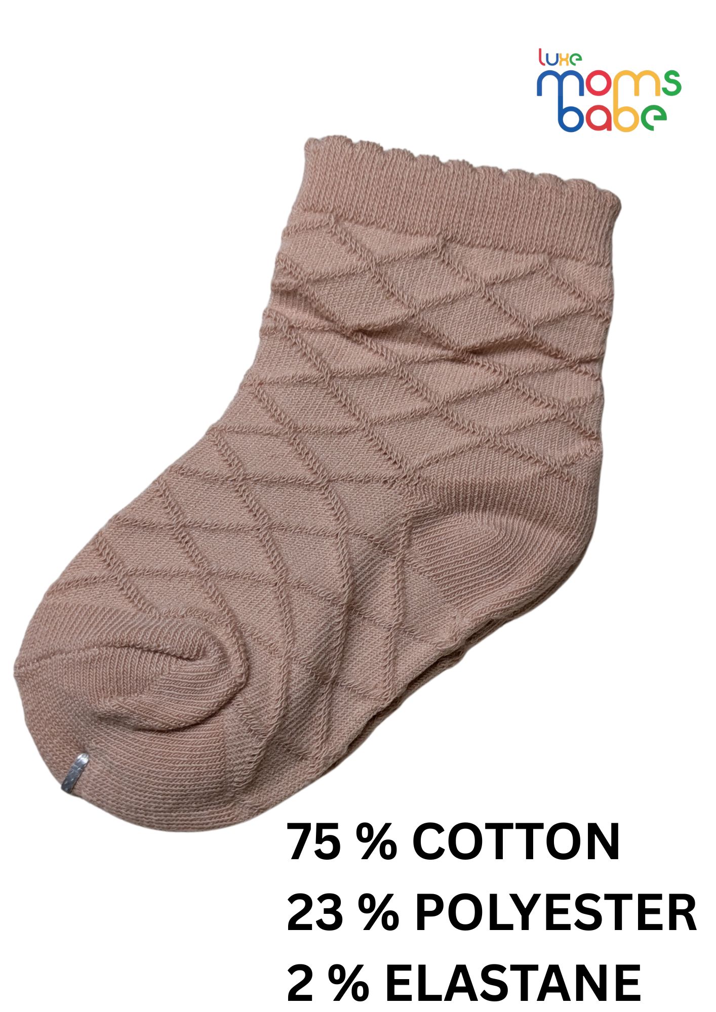 baby socks pink & green