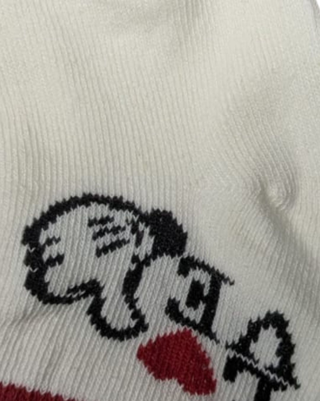 baby socks gray & white baby socks gray & white