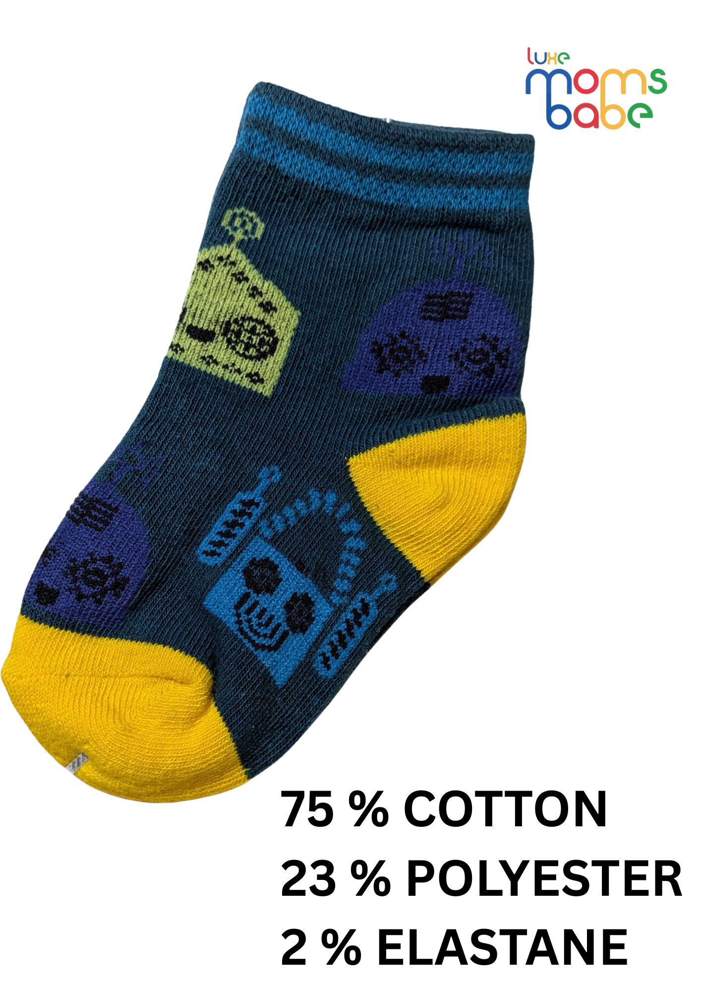 baby socks gray & dark blue baby socks gray & dark blue