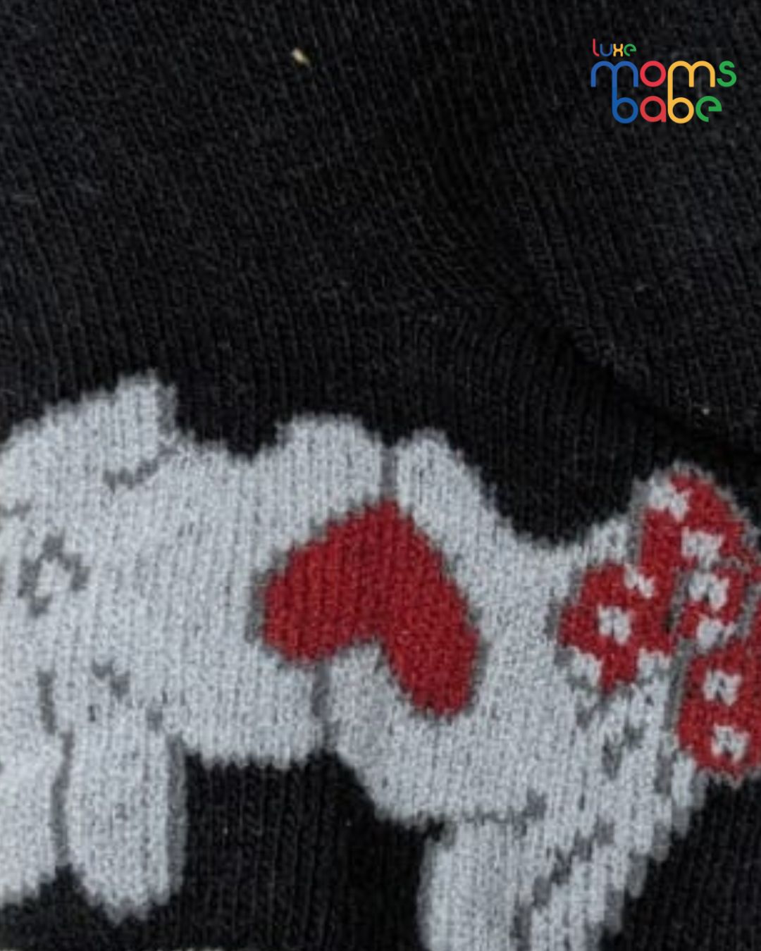 baby socks white & black