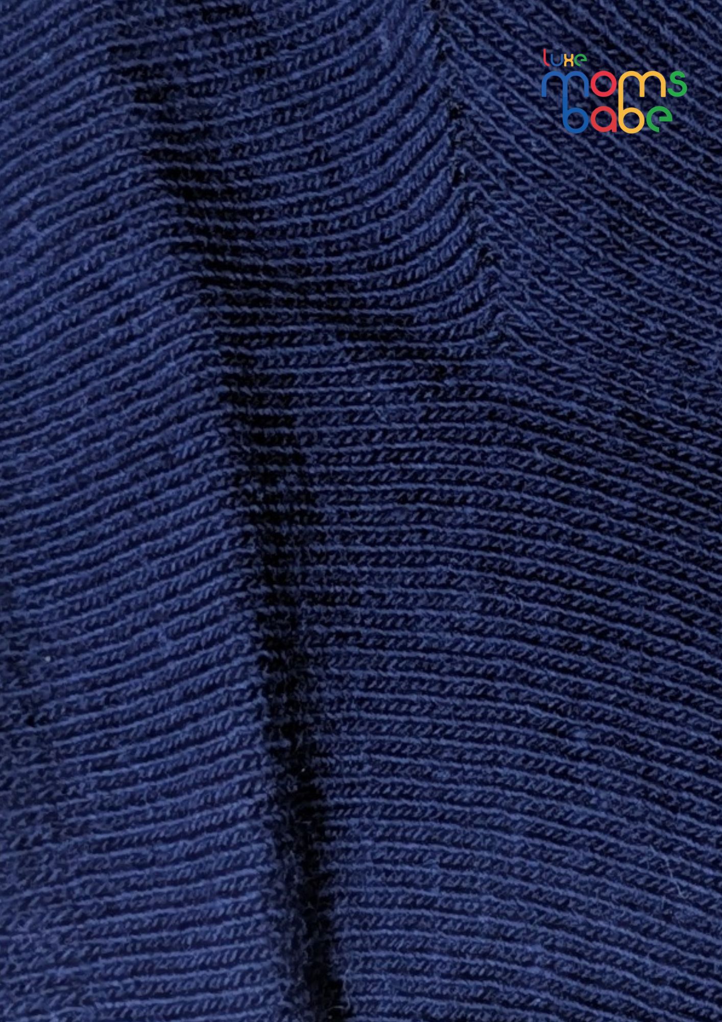 baby socks navy blue & white