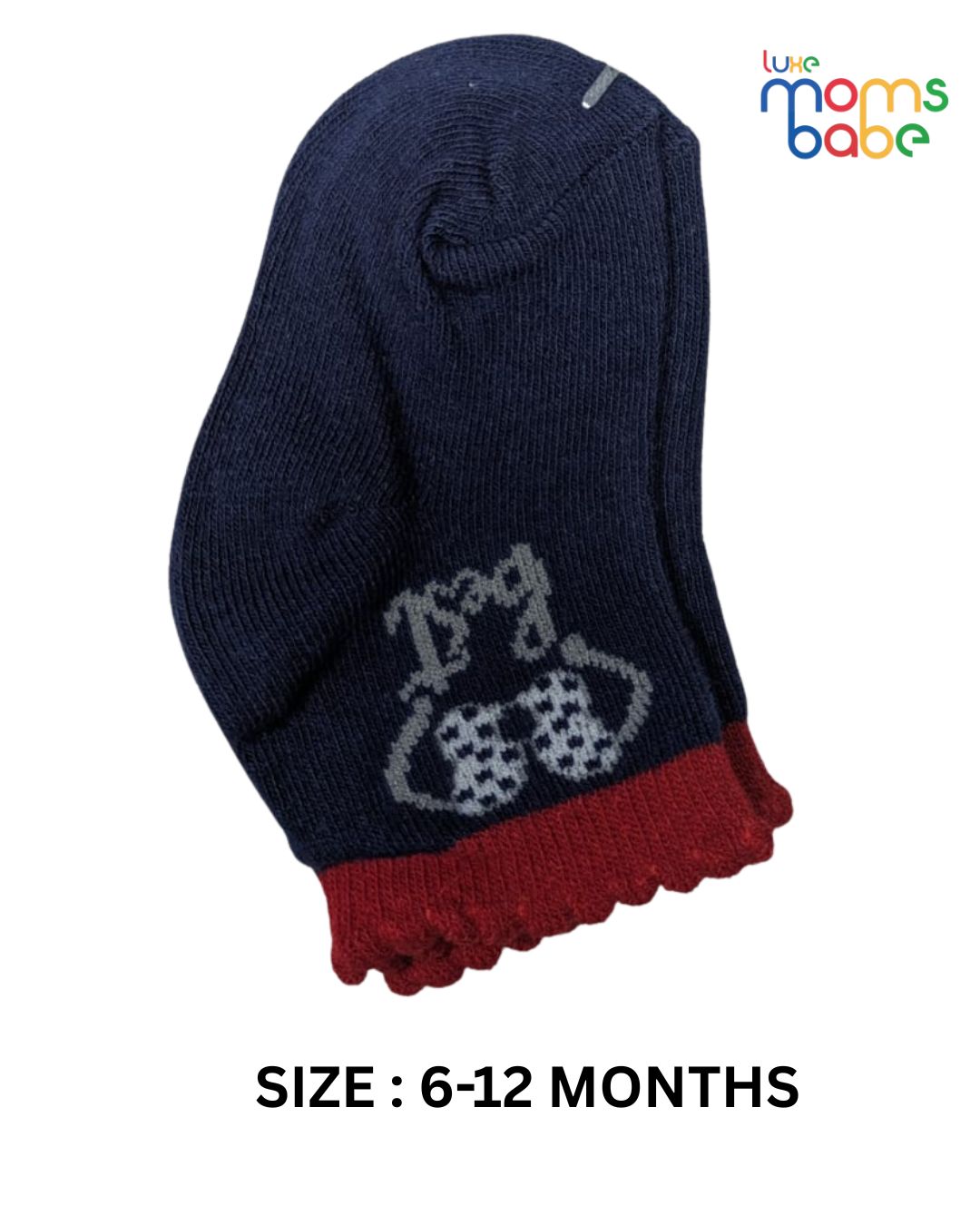 baby socks black & navy blue