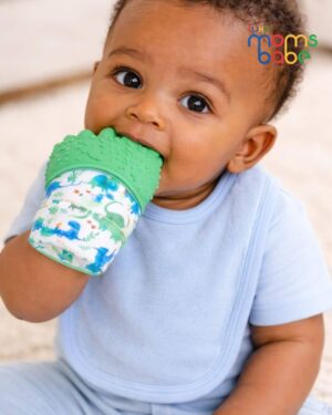 baby teething mitten (or teething glove) luxe moms babe