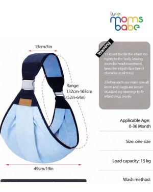 baby carry bag slings adjustable baby carrying wrap with thick shoulder straps for 0 24 months