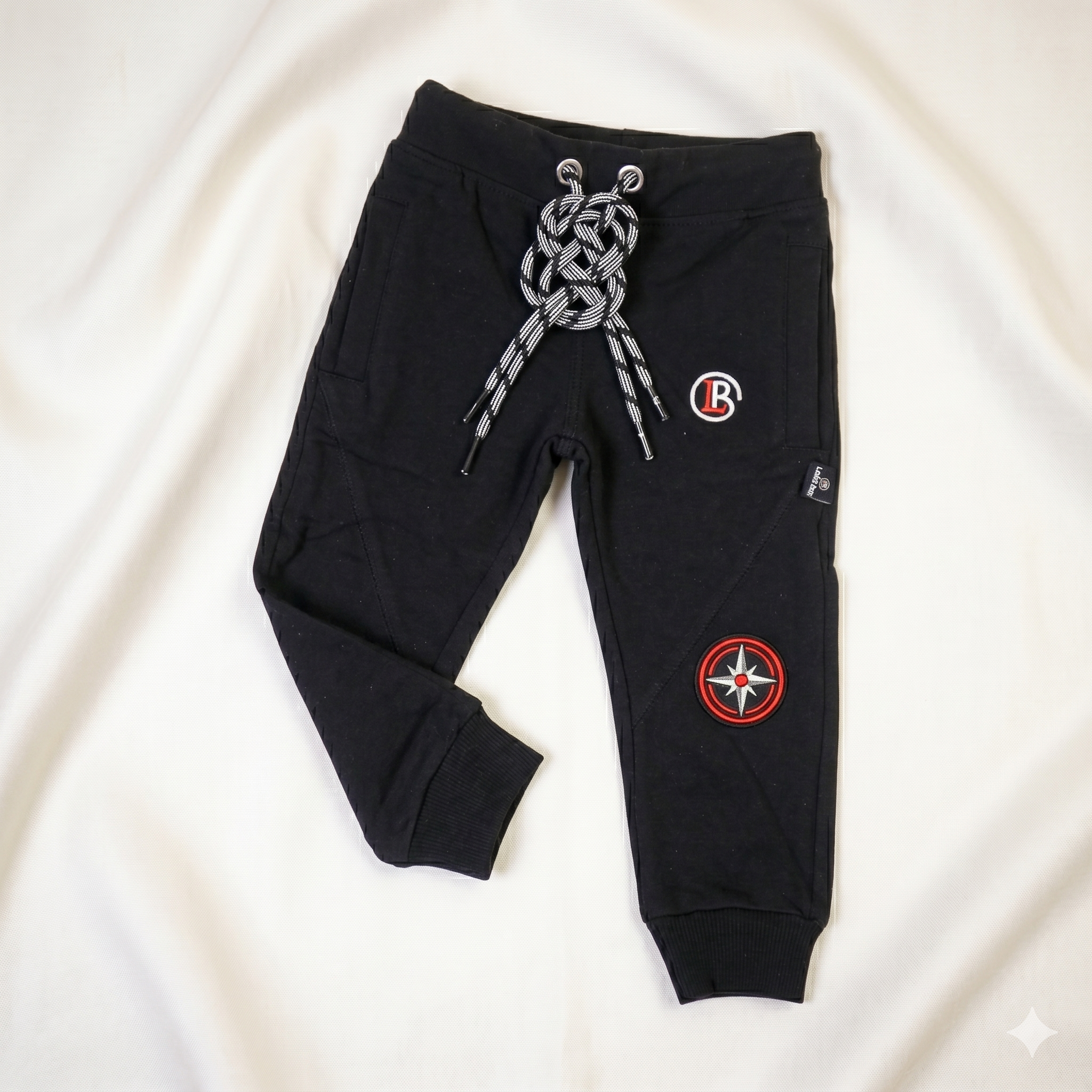 kids cotton jogger pants with drawstring waist & ribbed cuffs (1–6 years) kids cotton jogger pants with drawstring waist & ribbed cuffs (1–6 years)