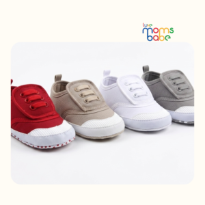 unisex baby toddler canvas sneakers – soft sole first walker shoes (6–18 months)