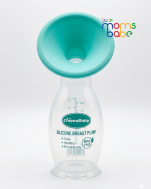 baby silicone breast pump – manual, bpa free, portable milk collector