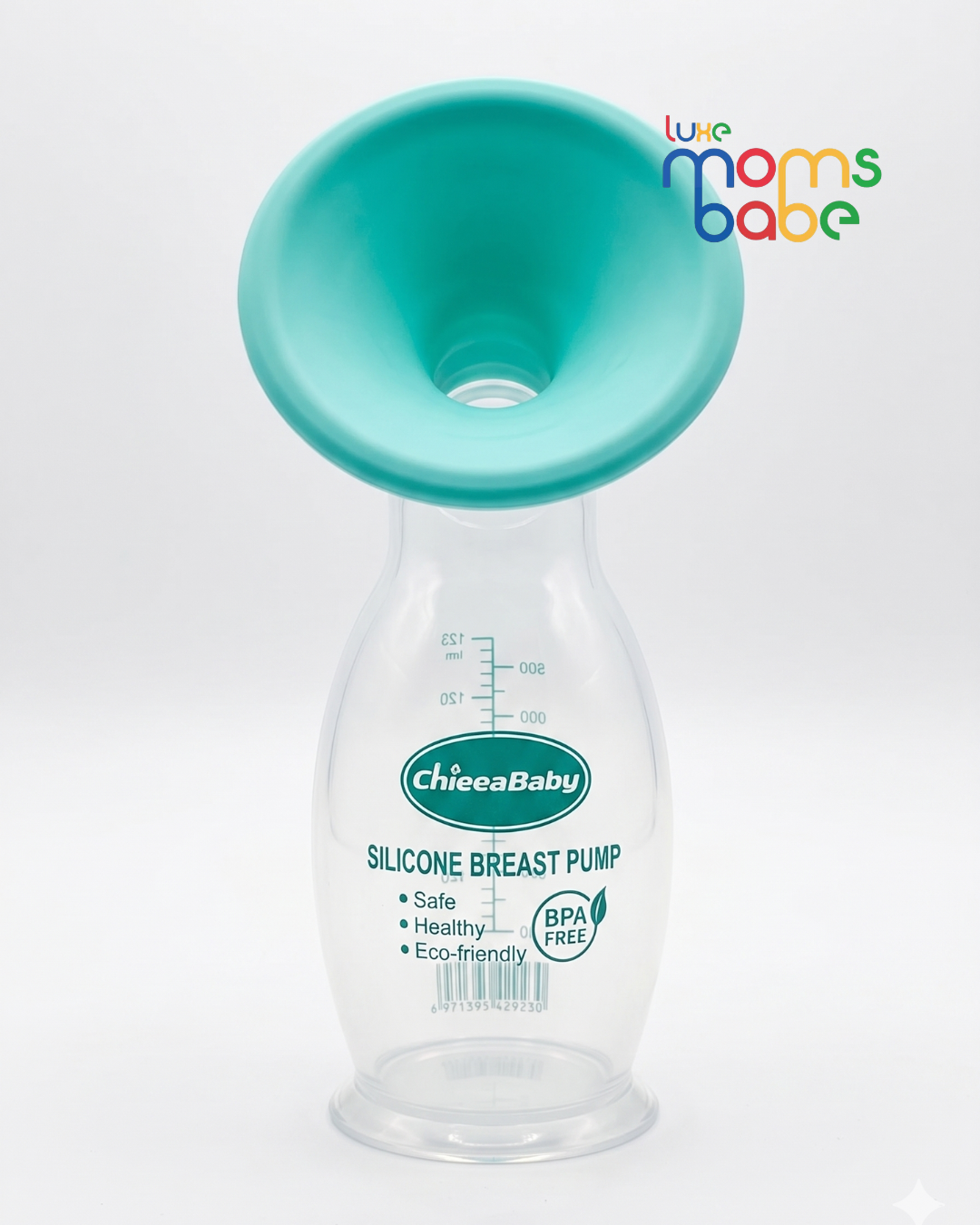 baby silicone breast pump – manual, bpa free, portable milk collector